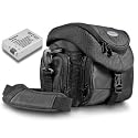 KIT Mantona Premium System Tasche schwarz + Bundlestar Akku f&uuml;r CANON LP-E8 F&uuml;r CANON EOS 550D 600D
