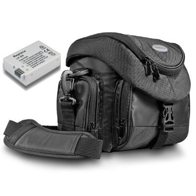 Bundlestar Kit Mantona Premium System Tasche schwarz + Akku für CANON LP-E8 Für CANON EOS 550D 600D