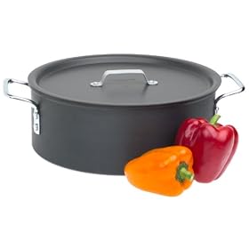 Calphalon Professional Hard Anodized 8-1/2-Quart Saucier with Lid