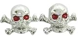 Chrome Skull and Crossbones Custom Valve Caps