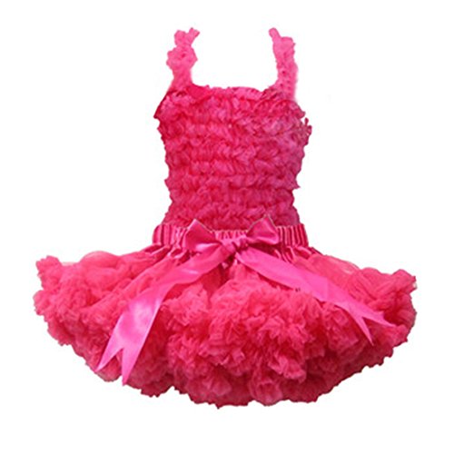 Buenos Ninos Girl's Pure Chiffon Dance Pettiskirt Tutu Set Various Color