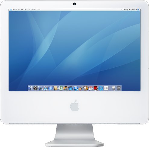 Apple iMac Desktop with 20 Display MA200LL/A (2.0 GHz Intel Core Duo, 512 MB RAM, 250 GB Hard Drive, SuperDrive)