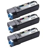 Speedy Inks - Compatible Dell Set of 3 Toner Cartridges for Dell 2150, 2155 Printers: 1 Cyan, 1 Magenta, 1 Yellow ~ Unknown