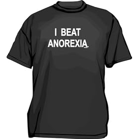 I BEAT ANOREXIA Logo Men's tee Shirt in 12 colors Small thru 6XL