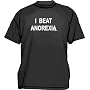 I BEAT ANOREXIA Logo Men's tee Shirt in 12 colors Small thru 6XL