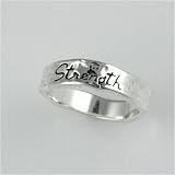 Organic-Styled Sculptual Sterling Silver "Strength" Ring