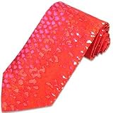 Roberto Cavalli - Roberto Cavalli Fuchsia and Orange Animal Pattern Silk Tie