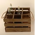 Weinkiste Flaschenkiste Holzkiste 9 Flaschen - H23cm