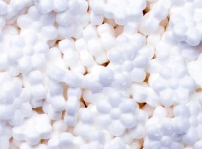 White Candy Blossoms - Flower Shaped Hard Candy - 5 Pound Bag (Approx. 2000 Pieces) - Candy Buffet Store - Free "How to Build a Candy Buffet Table" Guide Included with Purchase