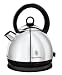 Russell Hobbs 14943 1.6 L Dome Kettle in Polished Stainless Steel and Black with Concealed 3 kW Element