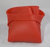 Tazlab Aqua Fur Silicone Travel Dog Bowl (Fire Red)