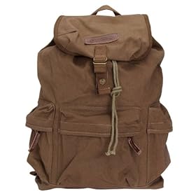 Koolertron Canvas Vintage DSLR SLR Camera Shoulder Case Backpack Rucksack Bag With Waterproof Rain Cover For Sony Canon Nikon Olympus Have Special Position For Notebook Computer Laptop