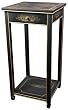 Bold Unique Asian Accent Furniture - 29" Ming Lacquer Side Table Stand w/ Drawer - 5 Colors
