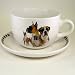 24oz Dog Breed Soup Mug and Saucer - Boxer