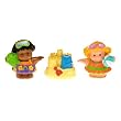Fisher Pirce Little People Beach Figures with Sarah Lynn and Michael