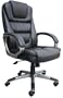 Boss Black LeatherPlus Executive Chair