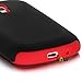 E LV 2 in 1 Hard Soft High Impact Hybrid Armor Defender Case Combo for Samsung Galaxy S3 Mini i8190 with 1 Black Stylus and E LV Microfiber Digital Cleaner (Red Samsung Galaxy S3 Mini)