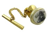 Gold Plated Scrimshaw Tall Ship Tie Tack Business