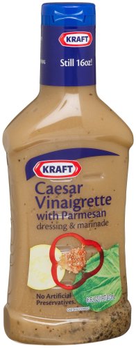 Kraft Caesar Vinaigrette with Parmesan Dressing & Marinade, 16-Ounce Plastic Bottles... by Kraft