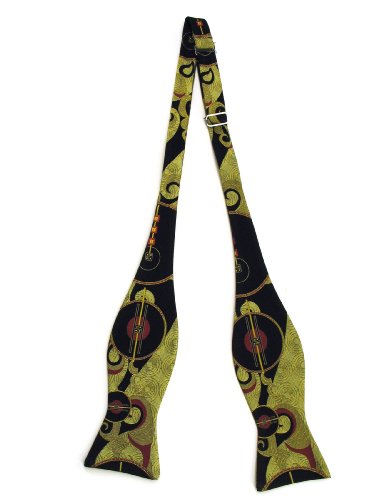 Woven Bowtie - Gold Cues