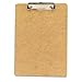 Universal 05562 Hardboard Clipboard, 1/2-Inch Capacity, Holds 8 1/2w x 12h, Brown, 6/Pack