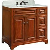 SunnyWood CB3621D Cambrian 2 Doors 4 Drawers Vanity Base