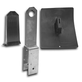 AO Safety 94053 Safewaze Two-Foot-by-Eight-Foot Permanent Roof Anchor by AO Safety