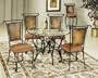Milan Glass Top Dining Table
