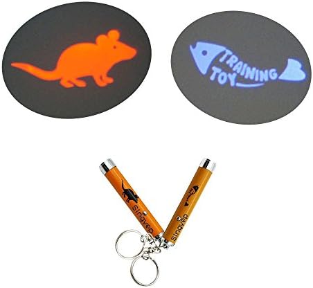 Singyep ®Cat Dog Catch the Interactive LED Light Pointer Exercise Chaser Toy Pet Scratching Training Tool(2Pack)