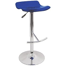 Wave Bar Stool - Blue