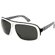 Dragon Alliance GG Men's Large Fit Race Wear Sunglasses - White Hex/Grey