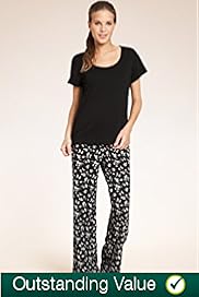 Pure Cotton Short Sleeve Ditsy Floral Print Pyjamas