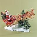 On Donner On Blitzen Santa Figurine