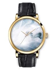 SPRAWL Aanalog Fashion Series Gold Ladies Watches of Genuine Black Leather Strap,Unique Wrist Watch for Women Girls Designed with Horse under maya