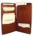 Leather Passport and Boarding Pass Ticket Wallet Available in Different Colors
