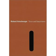 Richard Artschwager: Text and Interviews