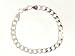 Brilliant Men's 6.5 Mm=1/4 Inch Wide Sterling-silver Italian Made Curb Link Bracelet