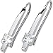 Brilliant! 14k White-gold 3/4 CT TW 2x 4.00MM Square Moissanite Drop-earrings