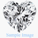 0.18 Carat - Heart Cut Loose Diamond, VVS1 Clarity, E Color