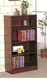 NEW WOODEN 4-TIER BOOK CASE