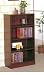 NEW WOODEN 4-TIER BOOK CASE