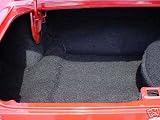 Ford Mustang Black Trunk Carpet Rug Kit Coupe 1965 1966