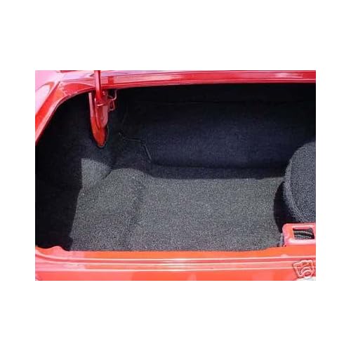 Ford Mustang Black Trunk Carpet Rug Kit Coupe 1965 1966