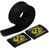 Heatshield Products 204002 Black 1/2" ID x 2' Fuel Line Heat Shield Sleeve