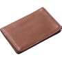 Clava Quinley Leather Flap-Over Card Holder - Quinley Tan