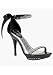 Women's 4 1/4 Inch Heel Rs Imbedded Mini-Platform Ankle Strap Sandal