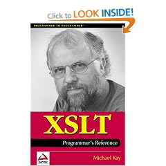 XSLT Programmer's Reference