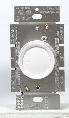 Lutron #D-600RH-DK 600W SP Rotating Dimmer