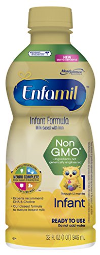 Enfamil Infant Non-GMO Baby Formula, 32 Ounce, 6 Count