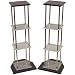 Gallery Noir Wood/glass Speaker Stand